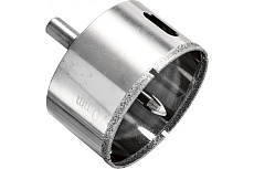 Коронка алмазная по керамике и стеклу 70 мм, с центрирующим сверлом, цилиндрический хвостовик 8 мм TORGWIN T601334