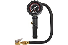 Пистолет для накачки шин с манометром Airline PRO 16АТМ, с клапаном сброса ATBU007