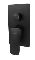 Смеситель для ванны Aquatek Вега AQ1046MB черный матовый
