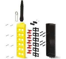 Двухрядный корпус для пульта управления Giovenzana 12 отверстий PLB12K