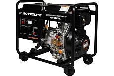 Дизельный генератор Electrolite 3500D/EL дизель, 3.5 кВт, ручной запуск, 220 В 5748