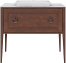 Тумба с раковиной Kerama Marazzi Plaza Classic 100 см, 1+1 ящик, орех