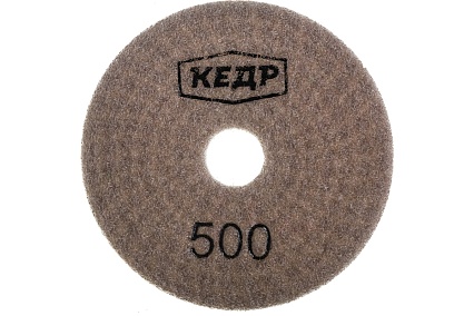 Круг алмазный гибкий шлифовальный (100 мм; Р500) Кедр 161-0500 216950