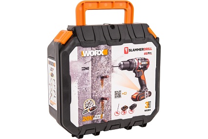 Аккумуляторная бесщеточная ударная дрель-шуруповерт Worx WX354