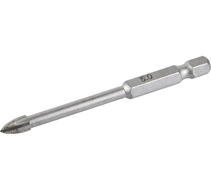 Сверло по стеклу, кафелю (5х70 мм) Elitech 1820.104800 193825
