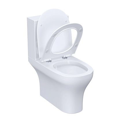 Унитаз-компакт RGW SW-04 безободковый, с микролифтом 67420104-01