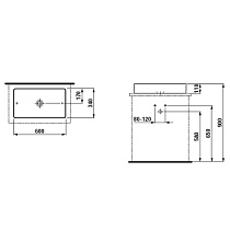 Раковина Laufen Living 60 см