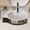 Мебель для ванной Kerama Marazzi Riva 100 см правая, белый матовый