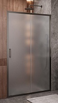 Душевая дверь Cezares MOLVENO-BF-1-120-P-GM 120x195, рифленая, оружейная сталь