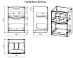Тумба с раковиной Dreja Bona 120 см, белая