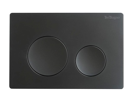 Кнопка смыва BelBagno BB-03C-NERO.M черный матовый Кнопка смыва BelBagno BB-03C-NERO.M черный матовый