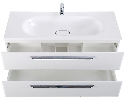 Мебель для ванной Cezares Eco 120 см Bianco Opaco