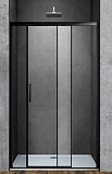Душевая дверь Vincea Soft VDS-3SO110CLB 110x195 черный, прозрачное