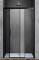Душевая дверь Vincea Soft VDS-3SO110CLB 110x195 черный, прозрачное