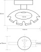 Держатель зубных щеток Bemeta Omega 104110032