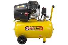 Двухпоршневой компрессор с прямым приводом Forcekraft ресивер 50 л, 8 бар, 320 л/м, 1100 w, 230 v fk-v30/50 54663