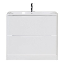 Тумба с раковиной BelBagno Acqua 90 см напольная Bianco Lucido