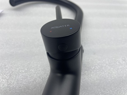 Смеситель для кухни Aquatek Европа AQ1382MB черный матовый