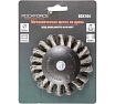 Кордщетка дисковая с хвостовиком для дрели 100 мм Rockforce RF-BCK104