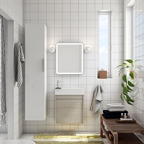 Мебель для ванной Art&Max Family 50 см подвесная, с дверцей, Pino Bianco