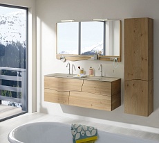 Мебель для ванной Jacob Delafon Sherwood 140 см натуральный дуб