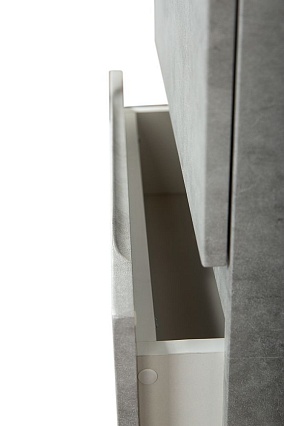 Мебель для ванной Art&Max Techno 60 см бетон лофт натуральный
