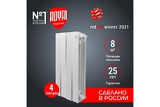 Радиатор Royal Thermo PianoForte 500 new/Bianco Traffico - 4 секц. НС-1176325