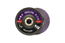 Лепестковый круг конический ROXPRO HARD CUT (125x22 мм; керамика; Р120) RoxelPro 111318R