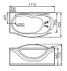 Акриловая ванна Gemy G9072 O L 171X92