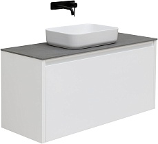 Мебель для ванной Allen Brau Fantasy 120 см 1+1 ящик, white matt