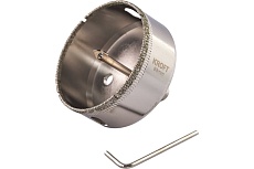 Коронка алмазная по керамике 68 мм, цилиндрический хвостовик KROFT 559568