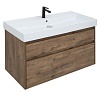 Мебель для ванной Aquanet Nova Lite 100 см, 2 ящика дуб рустикальный