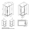 Душевой уголок Am.Pm Func W84G-403-12080-BТ 120x80 прозрачный, черный матовый