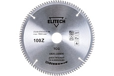 Диск пильный по алюминию (216х30х1.6 мм; 100Z) Elitech 195628