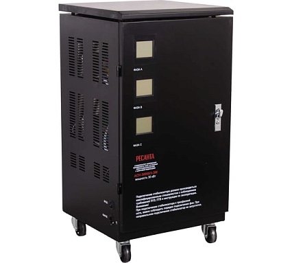 Трехфазный стабилизатор Ресанта АСН 30000/3 63/4/7