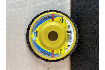Круг лепестковый тарельчатый SMT925 115х22.23 мм, P60, выпуклый) Klingspor 321715