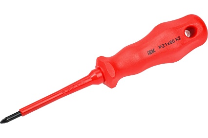Диэлектрическая отвертка IEK ARMA2L 3 PZ1x80 K2 A2L3-SC30-K2-PZ-10-080