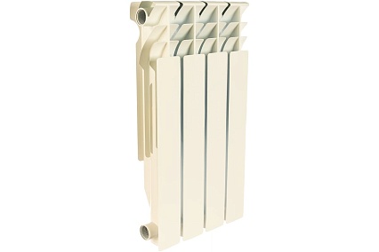 Алюминиевый радиатор Rommer Plus 500 4 секции RAL9016 89562