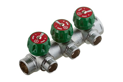 Регулирующий коллектор STOUT 3/4, 3 отвода 1/2 SMB-6850-341203 RG008UJDITG2F9