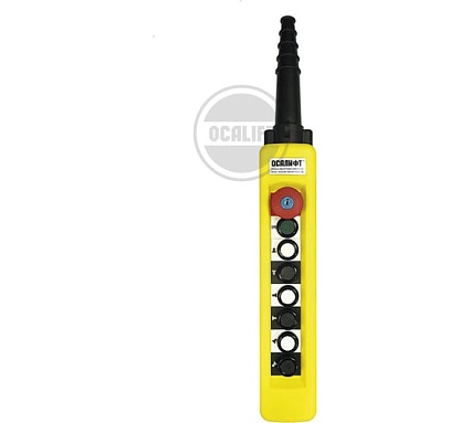 Пульт управления OCALIFT 6 кнопок, 1 скорость, стоп, ключ, старт, IP65 XAC-A871Y