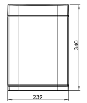 Сенсорное ведро JAVA S-883-9W 9 л, белый