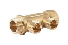 Латунный коллектор PROFACTOR в/н 3/4" х 2 вых 1/2"нар PF MF 262.2