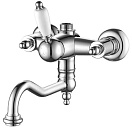 Смеситель для ванны Caprigo Adria-Uno 02-519 со штуцером, хром