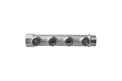 Коллектор MPF 4 выхода х 3/4" х 1/2" наружная резьба ИС.071058