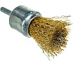 Кордщетка венчик Flex 207-210 (25 мм; d6; латунированная волнистая проволока) Hammer 62125