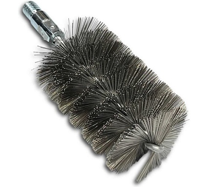 Щетка ерш Lessmann Д63х100х160мм, W1/2, нерж. (KRONBURSTE) 506463