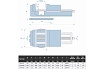 Станочные тиски 200мм, поворотные, с открытым винтом, серия QB Griff b241203
