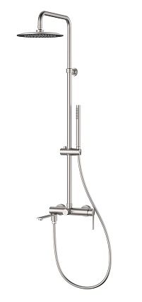 Душевая стойка Vincea Линеа (Linea) VSFS-4LN1BN брашированный никель