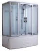 Душевая кабина Timo Standart T-6650SF Silver Fabric 150x88, без г/м, матовые стекла, хром