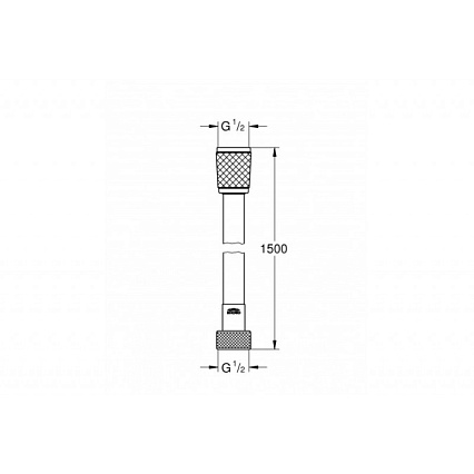 Душевой шланг Grohe Relexaflex 1.5м 2815100